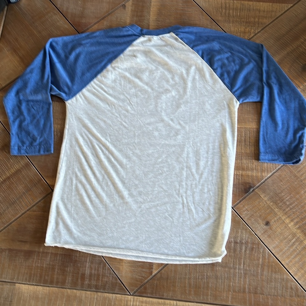 Cat Graphic Baseball Style long sleeve t-shirt - Picture 2 of 4